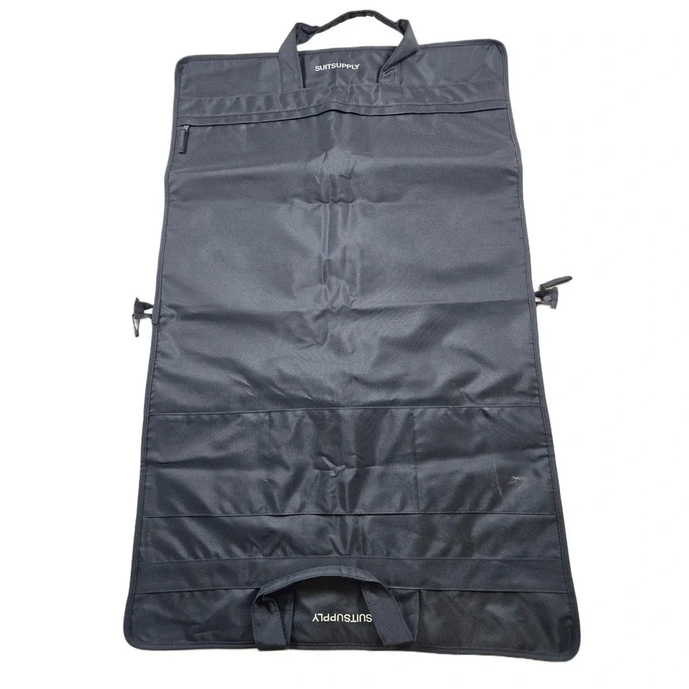 Suitsupply Garment Travel‎ Bag Mens Navy Blue Tri Fold Carrier Blazer Suit